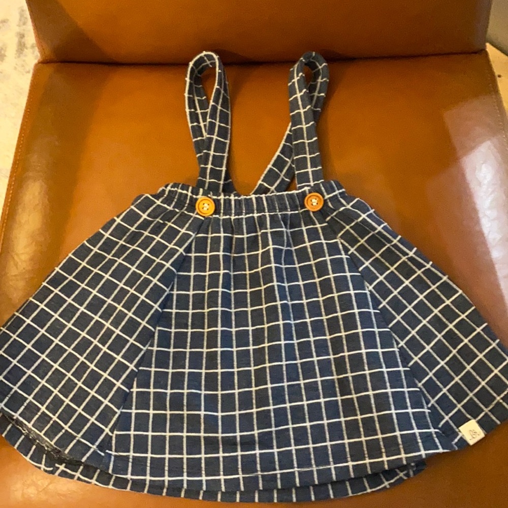 Lulu + Roo Midnight Window Pane Suspended Skirt 2/3
